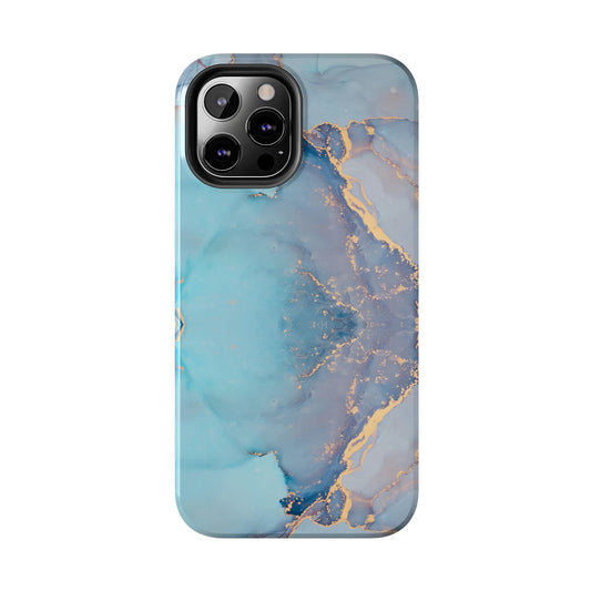 Blue & Purple Marble Phone Case