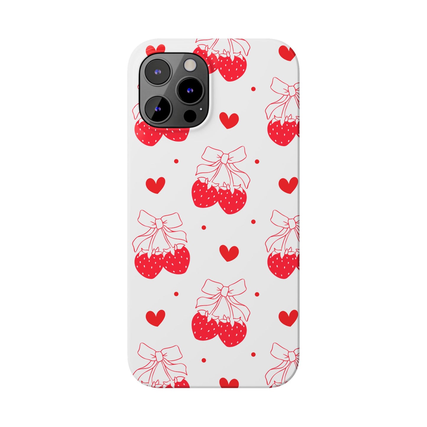 Valentines Berry Heart Phone Case