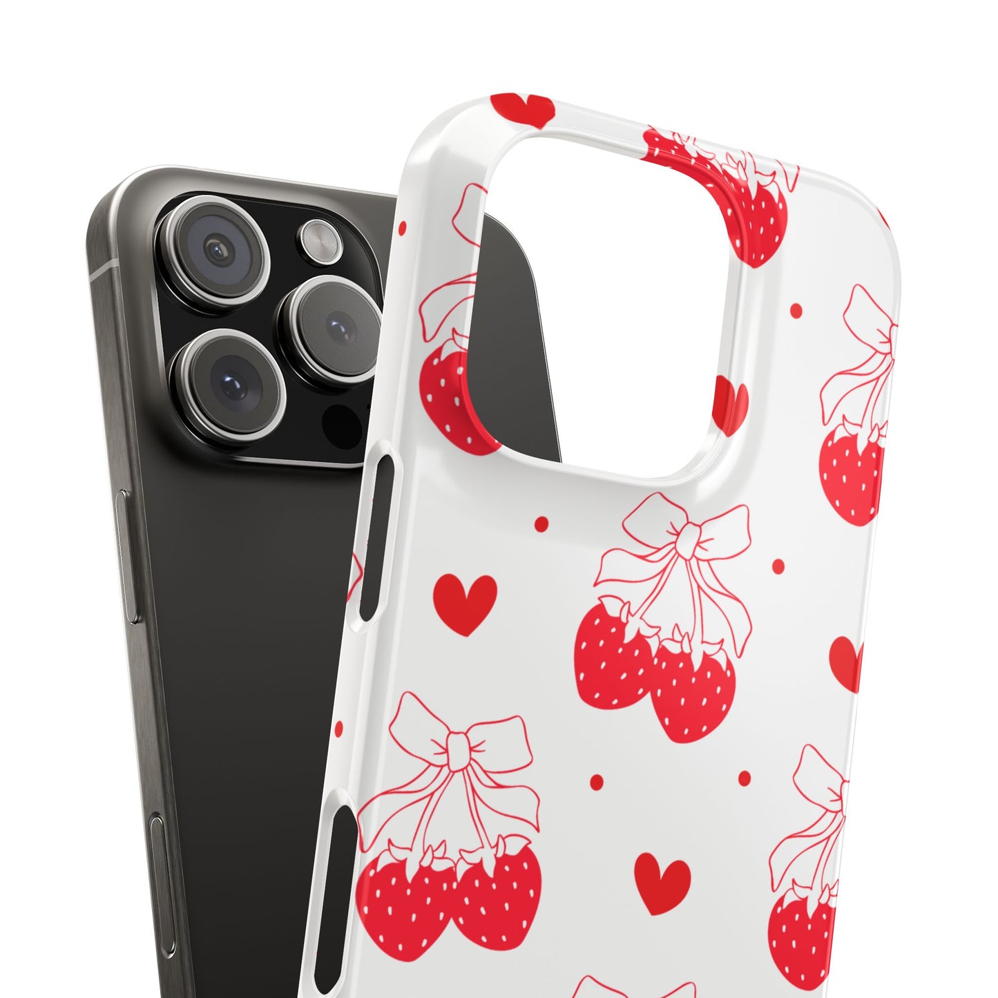 Valentines Berry Heart Phone Case