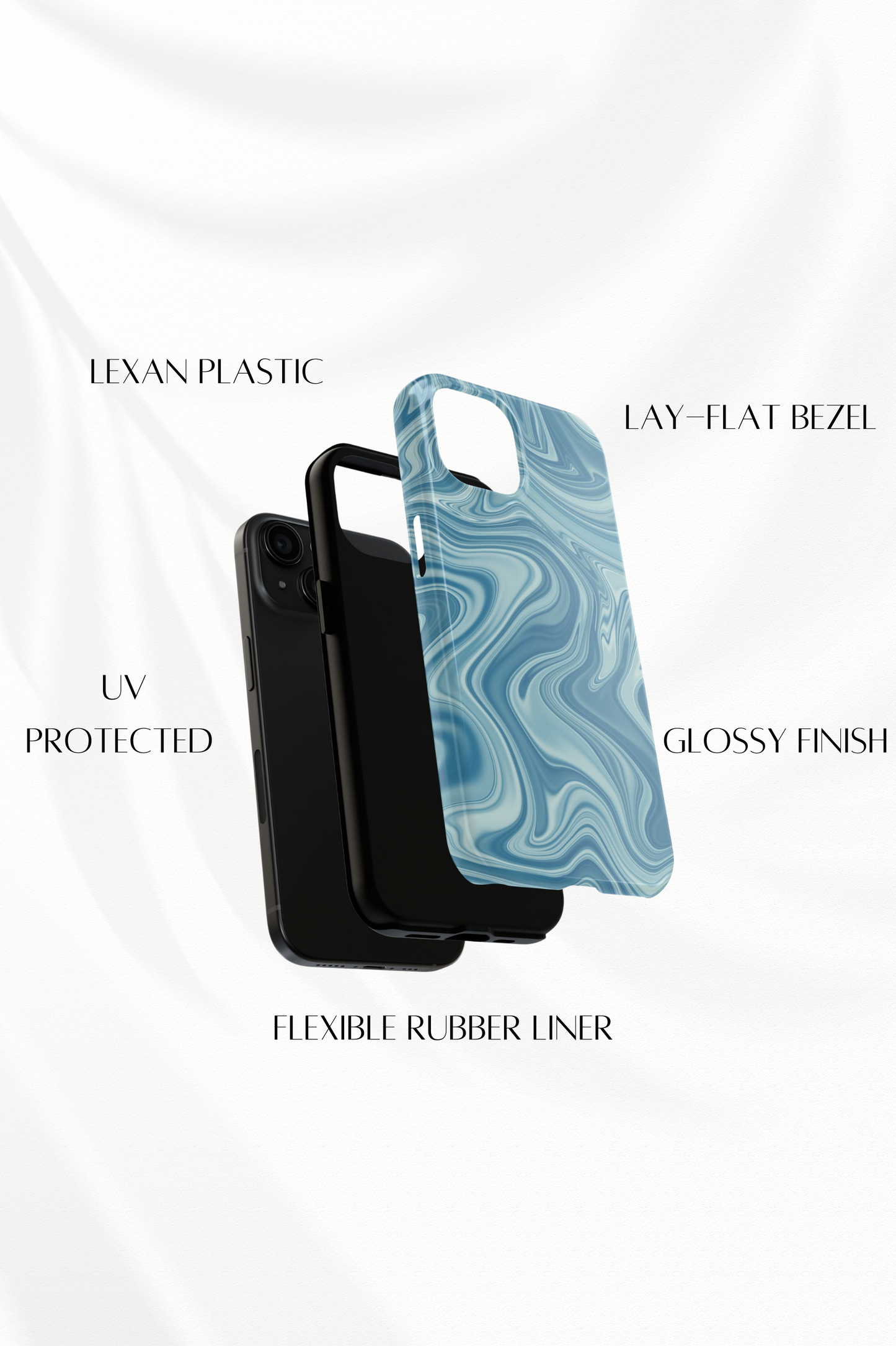 Blue Abstract Phone Case