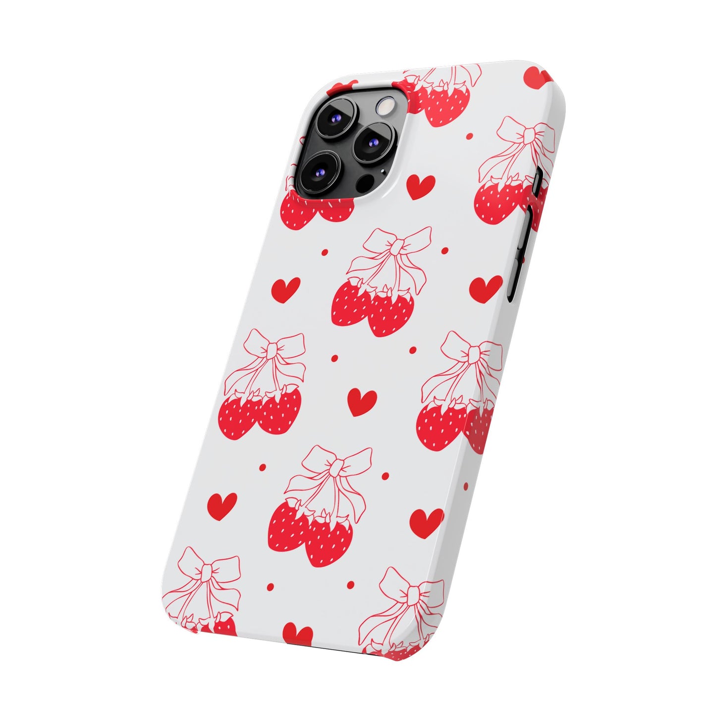 Valentines Berry Heart Phone Case