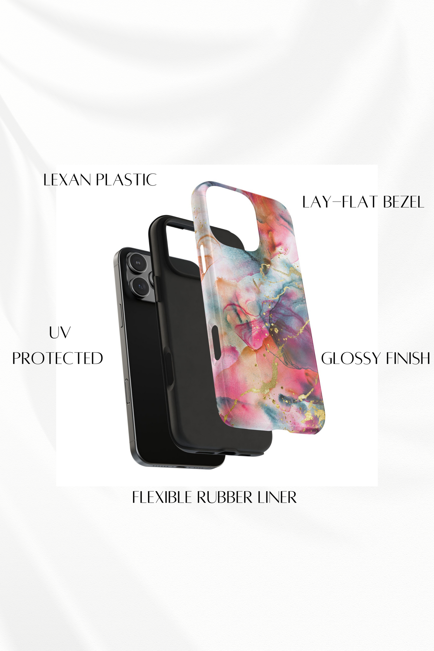 Pink Marble Phone Case